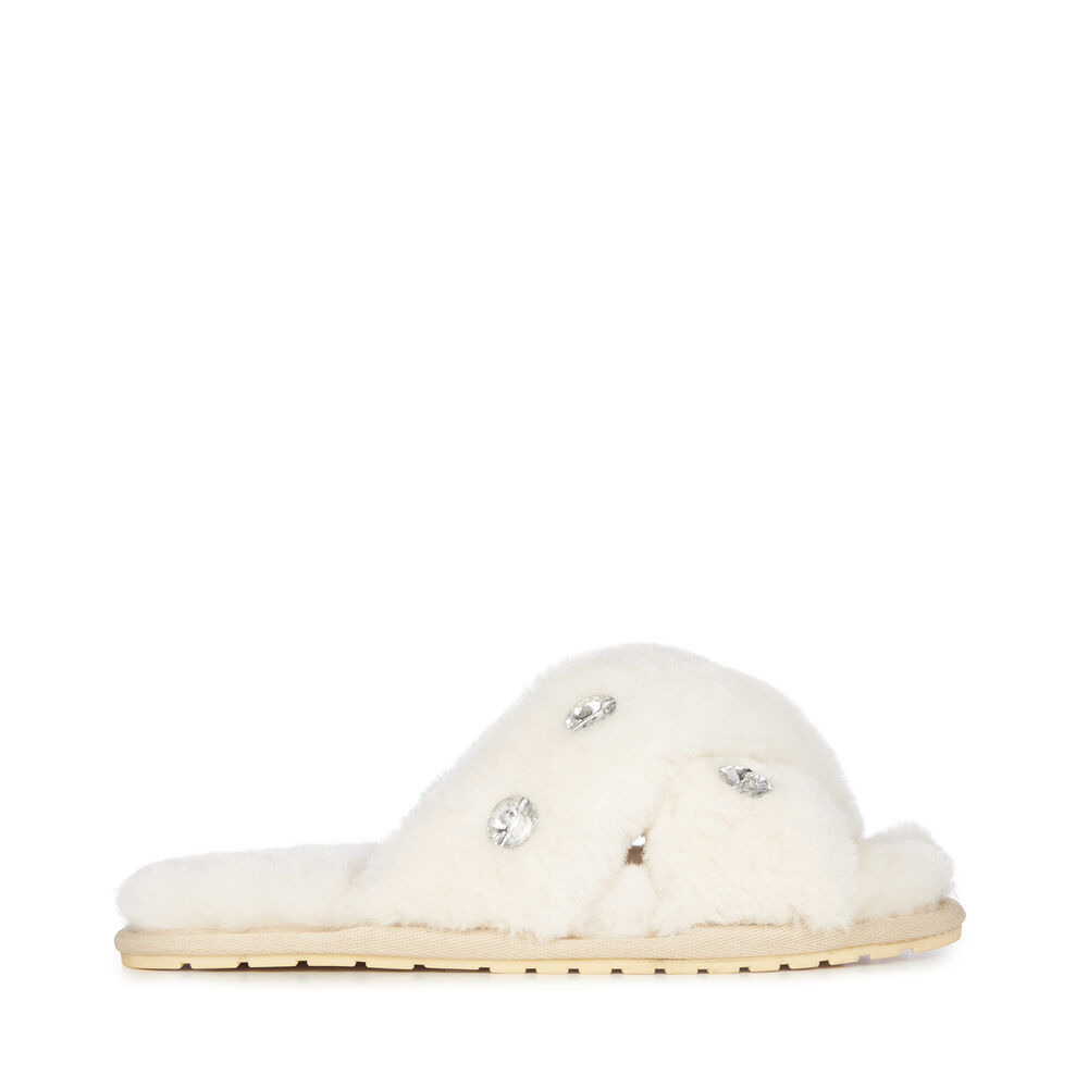 Beige Emu Mayberry Gems Women's Slippers Canada 1804-CVBKM