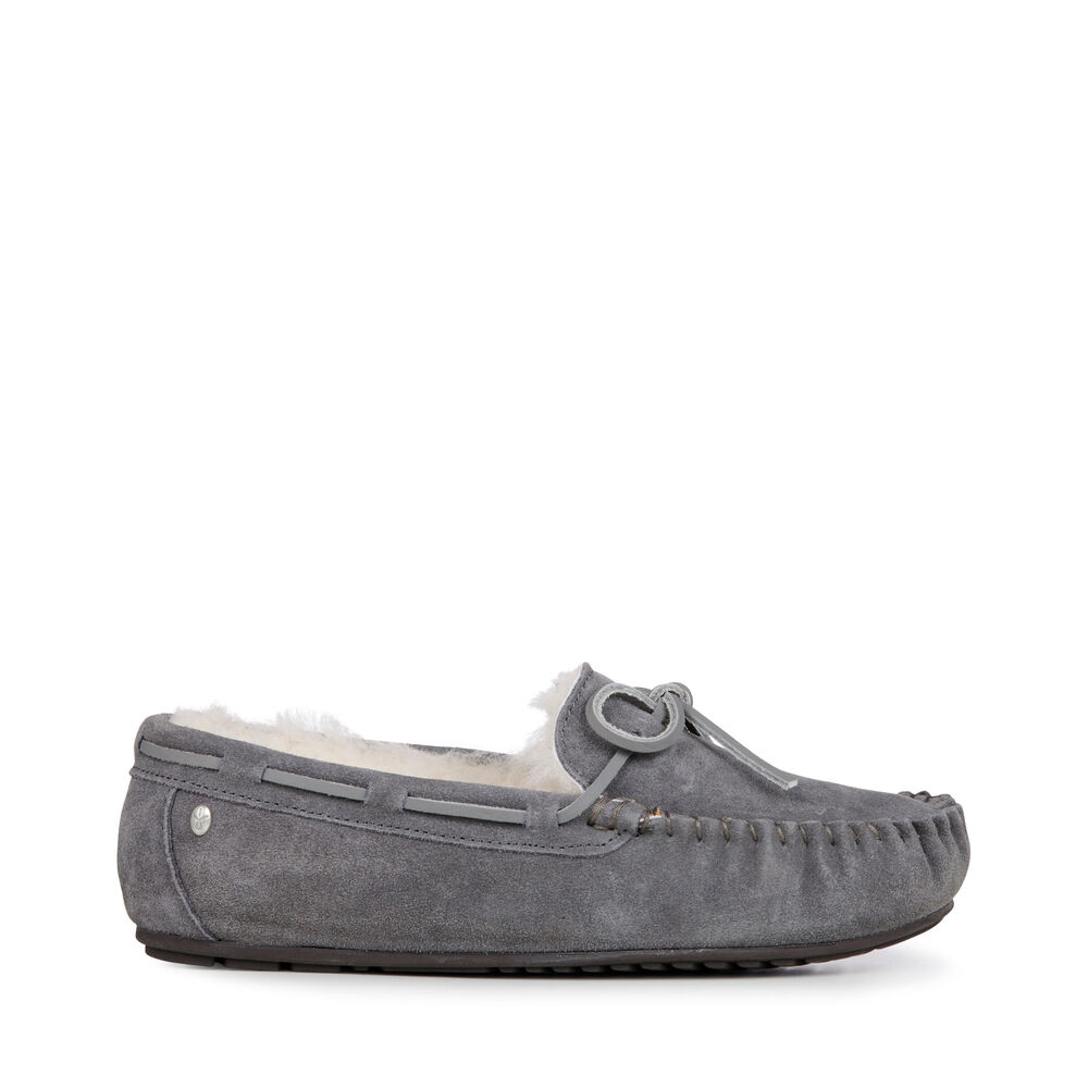 Dark Grey Emu Amity Women's Slippers Canada 0693-VNYFP