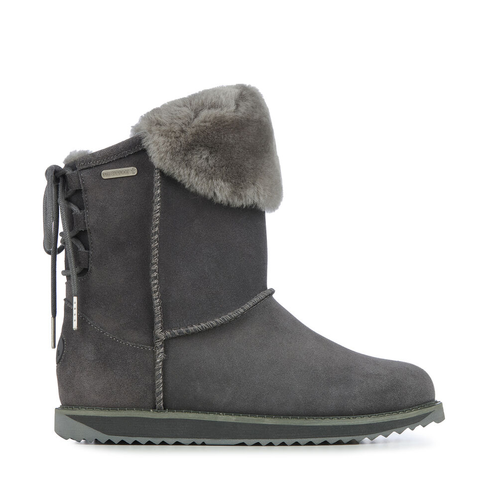 Dark Grey Emu Birdwood Women's Boots Canada 4890-RLTHJ