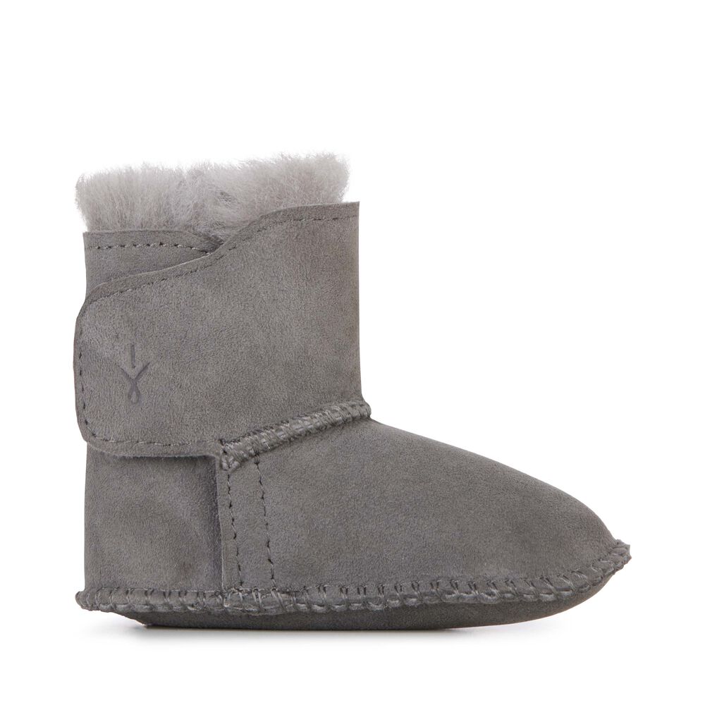 Deep Grey Emu Baby Kids' Boots Canada 4630-WYZFL