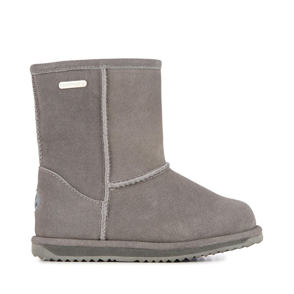 Deep Grey Emu Brumby Lo Kids' Boots Canada 8932-USJNA