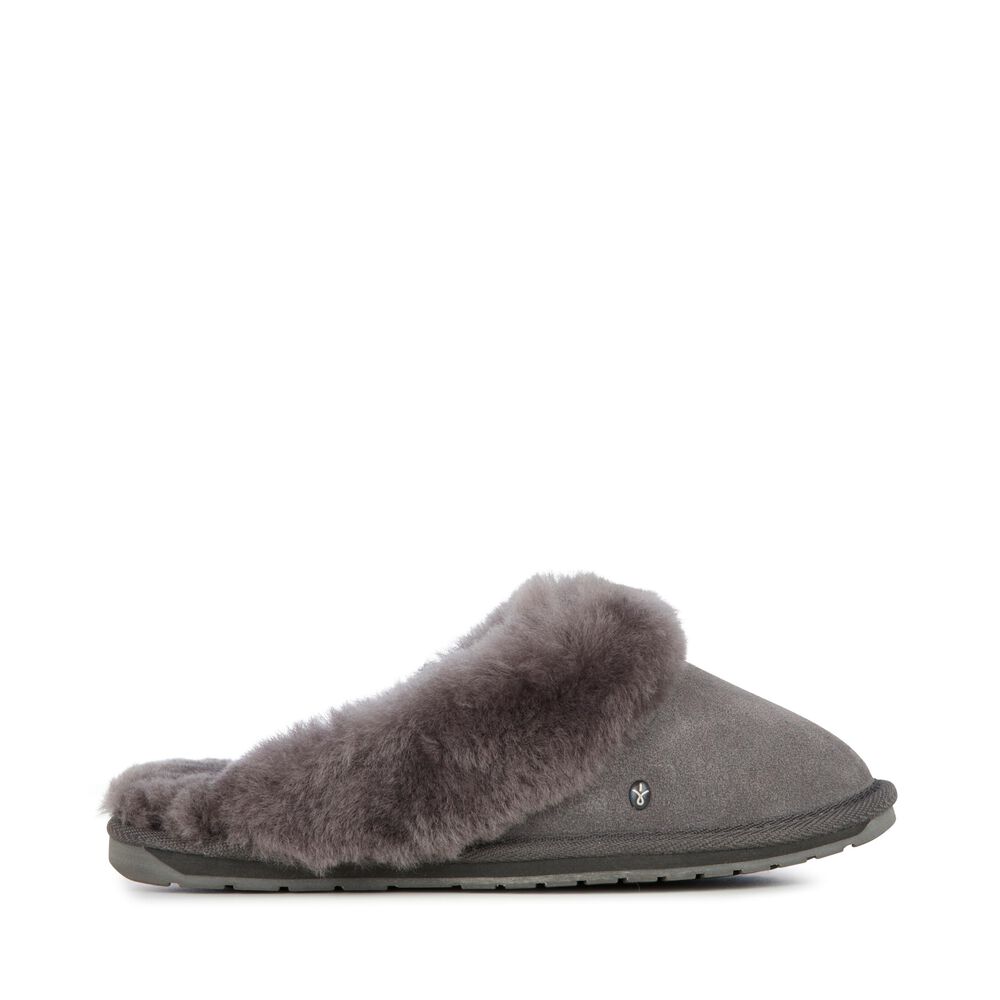 Deep Grey Emu Jolie Women's Slippers Canada 4263-HFBOS