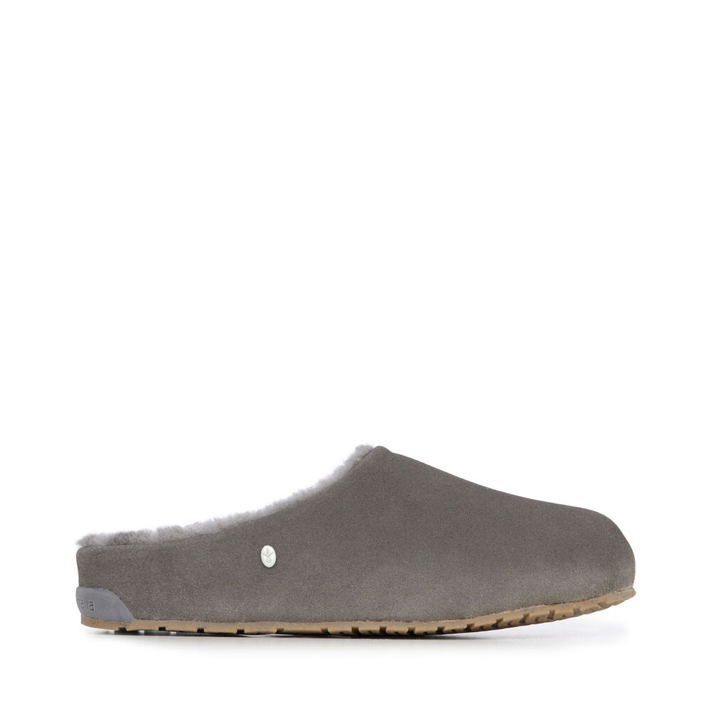 Deep Grey Emu Monch Women's Slippers Canada 5293-EGMJX