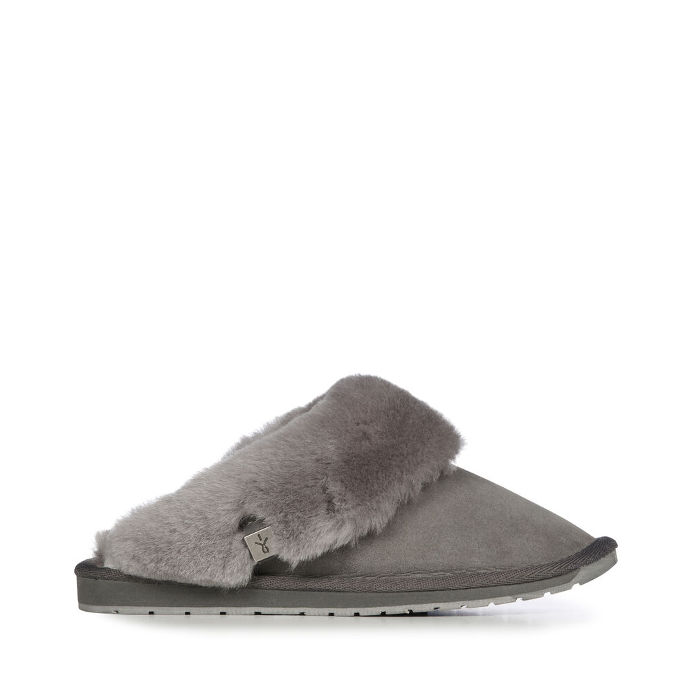 Deep Grey Emu Platinum Eden Women's Slippers Canada 9312-UJOIB