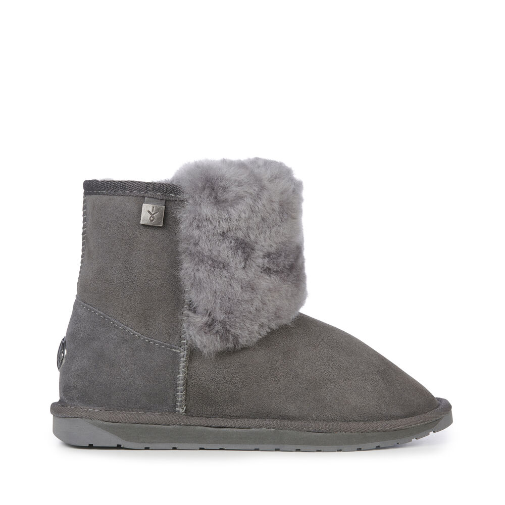 Deep Grey Emu Platinum Lara Mini Women's Boots Canada 1683-NTCVY