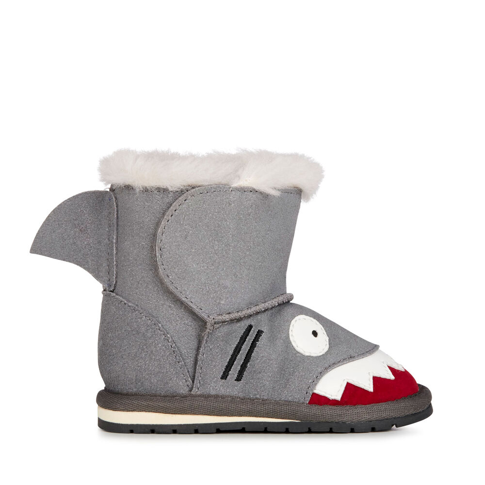 Grey Emu Shark Walker Babies Kids' Boots Canada 7621-BGVWA