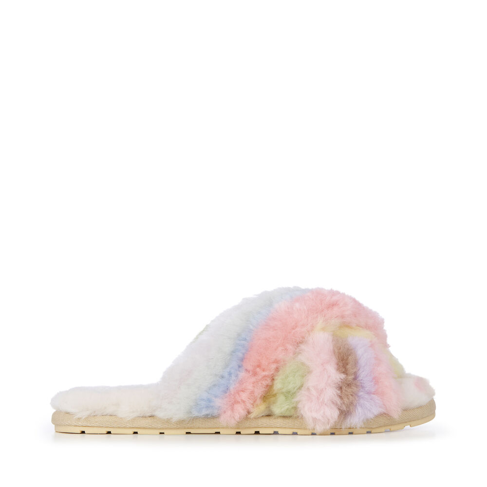 Multicolor Emu Mayberry Rainbow Women's Slippers Canada 1307-LHYWK