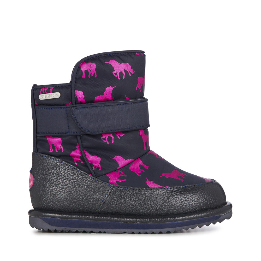 Navy Emu Rainbow Unicorn Roth Kids' Boots Canada 3081-WGSXY