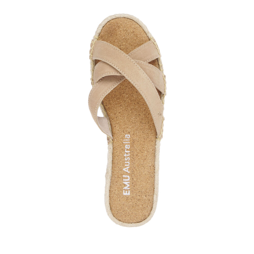 Beige Emu Flamingo Women's Slides Canada 9430-GXVPB