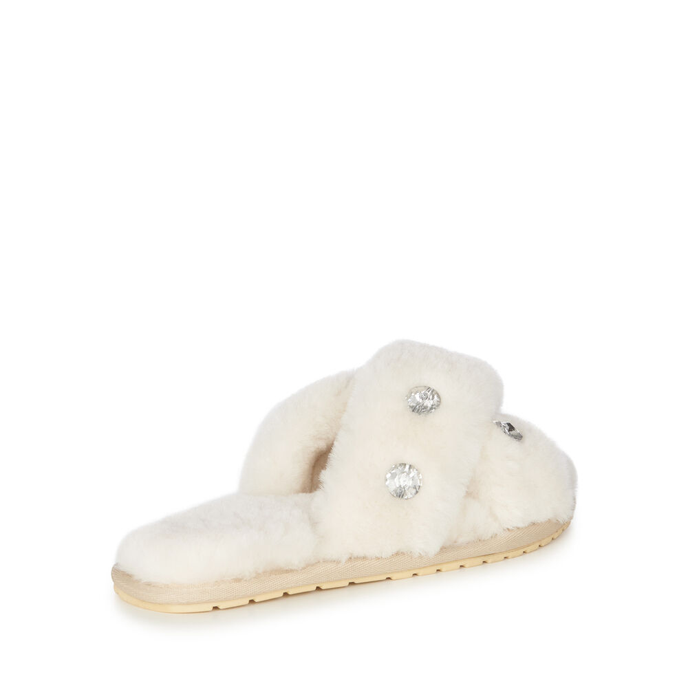 Beige Emu Mayberry Gems Women's Slippers Canada 1804-CVBKM