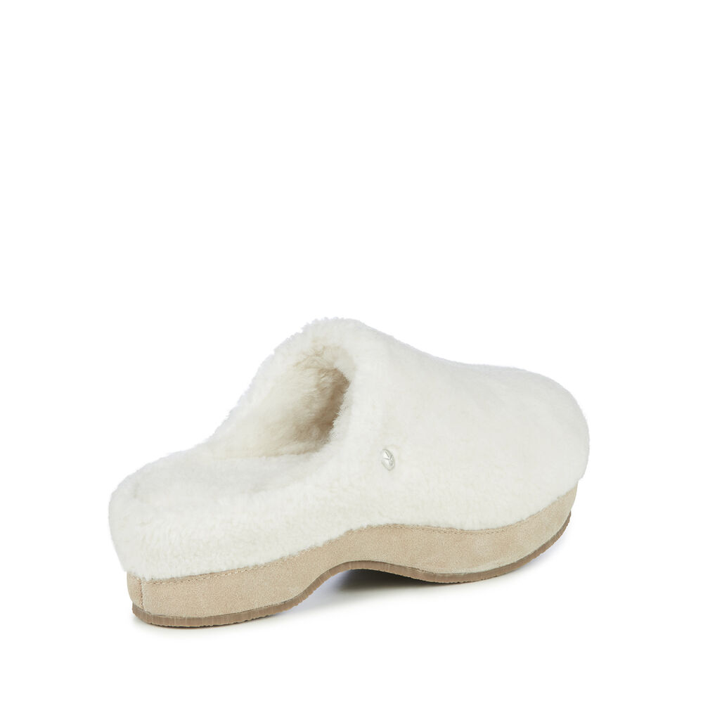 Beige Emu Nahn Teddy Wool Women's Slippers Canada 3405-INSFX