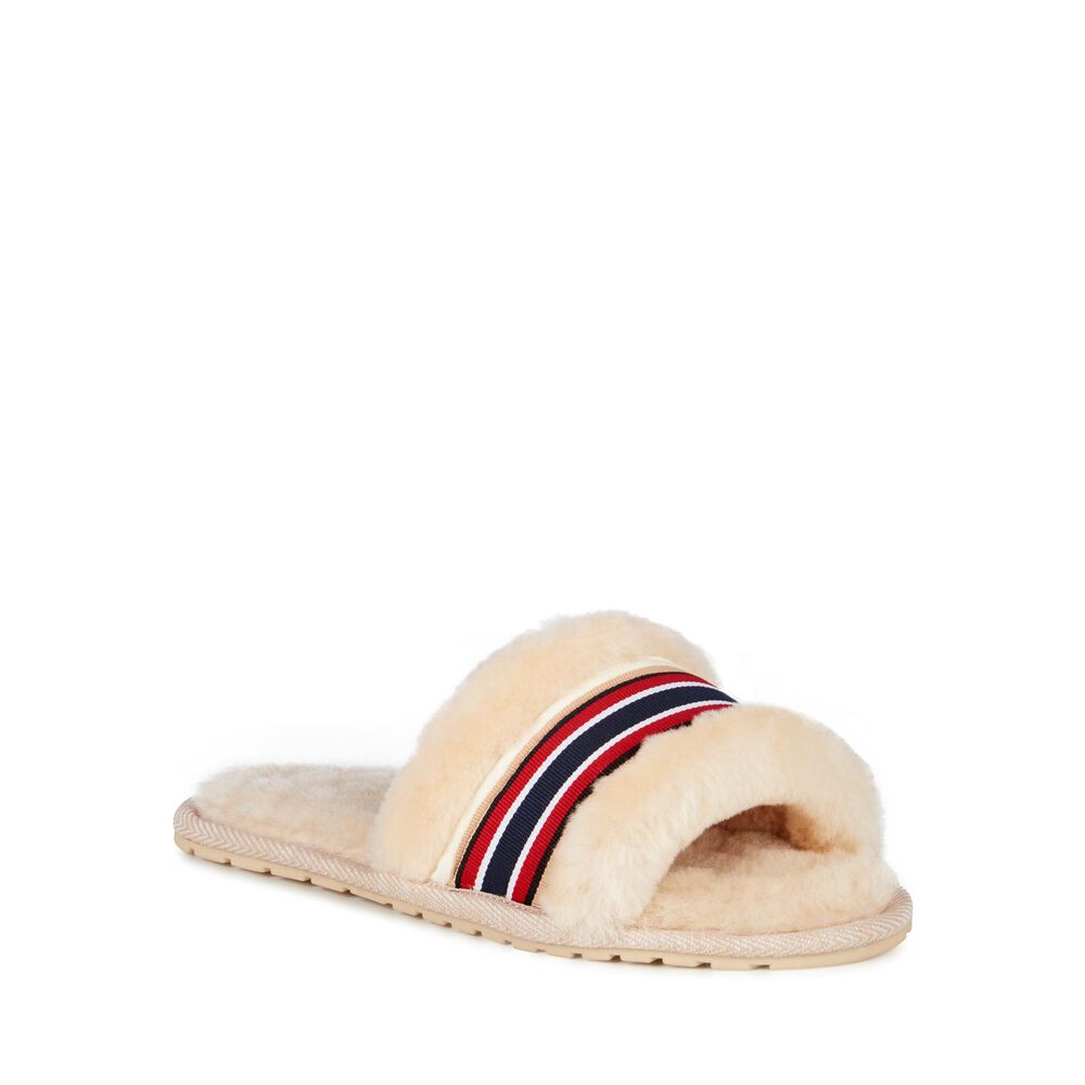 Beige Emu Wrenlette Women's Slippers Canada 9384-SOHUF