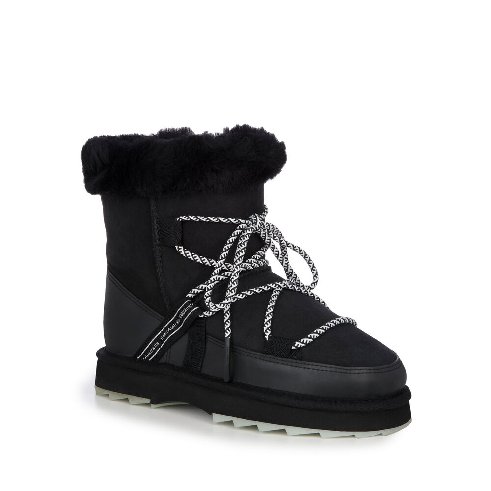 Black Emu Blurred Women's Boots Canada 3850-DSENC