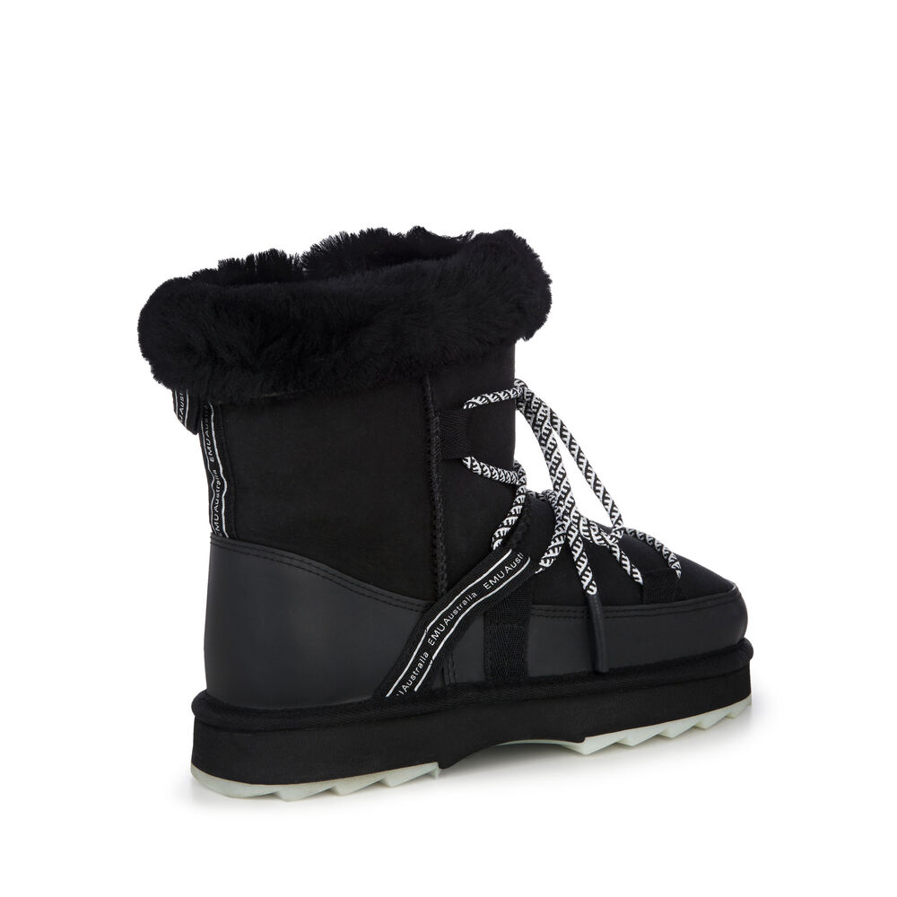 Black Emu Blurred Women's Boots Canada 3850-DSENC