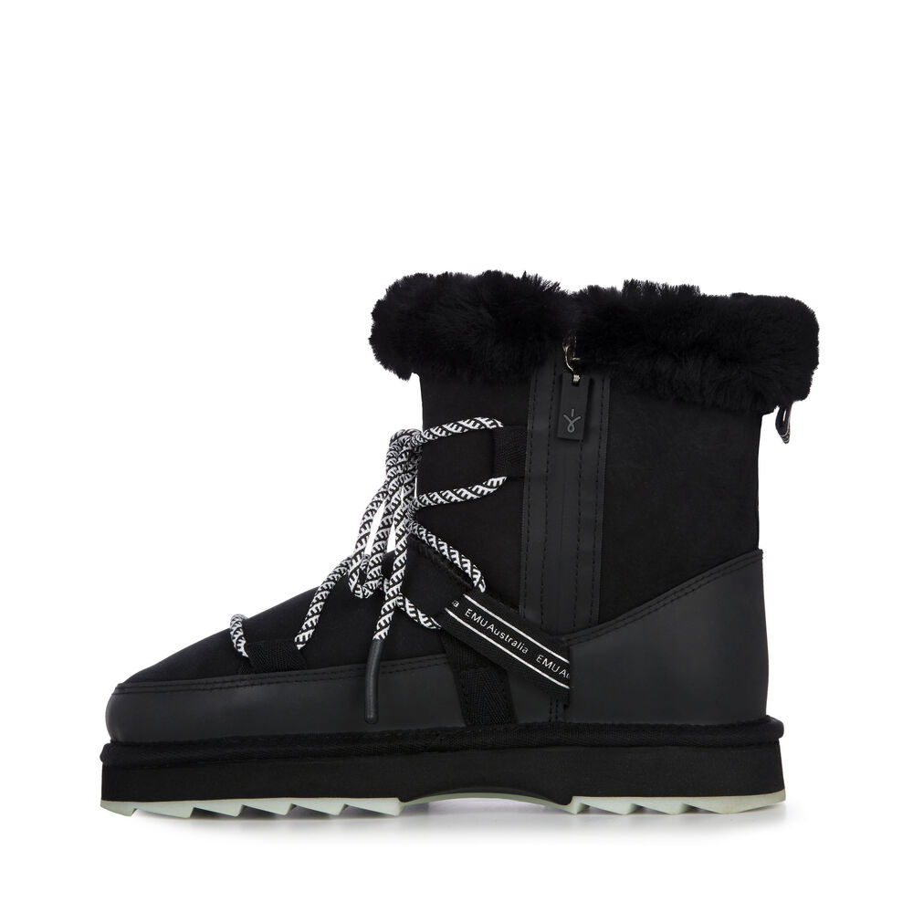 Black Emu Blurred Women's Boots Canada 3850-DSENC