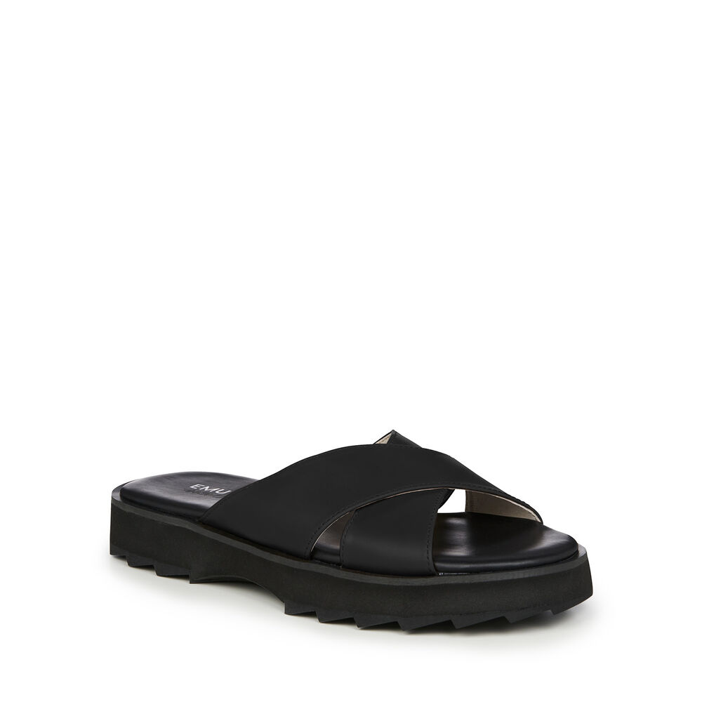 Black Emu Manta Women's Slides Canada 9402-PRYOK