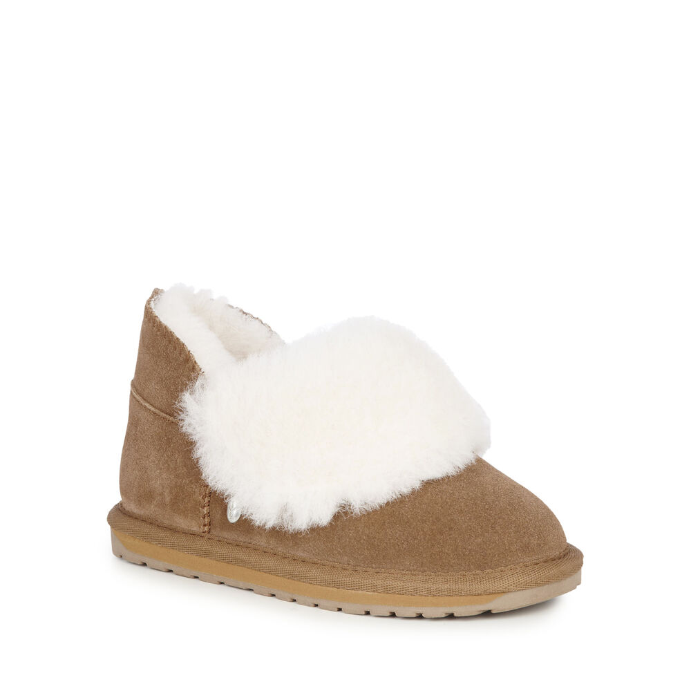 Brown Emu Mintaro Kids' Slippers Canada 2469-QEBOU