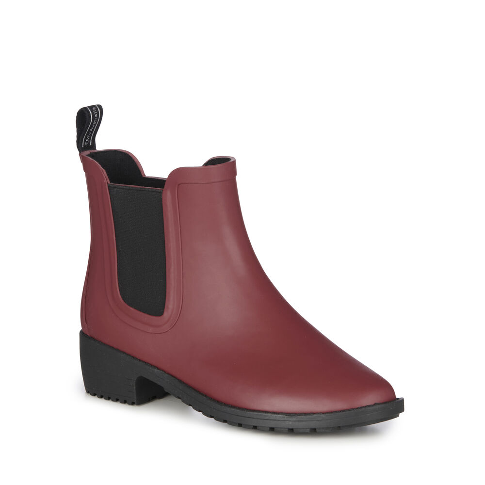 Burgundy Emu Grayson Women's Rain Boots Canada 2039-GDLQF