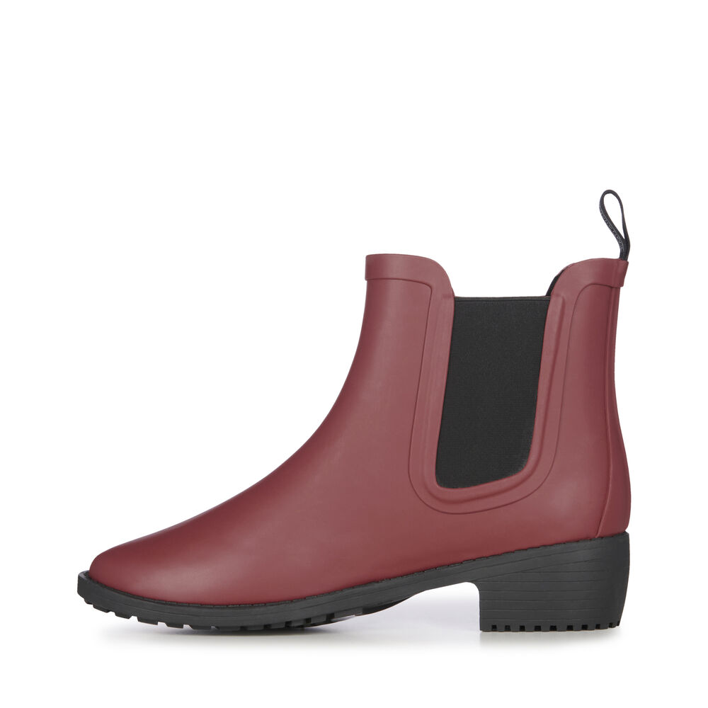 Burgundy Emu Grayson Women's Rain Boots Canada 2039-GDLQF