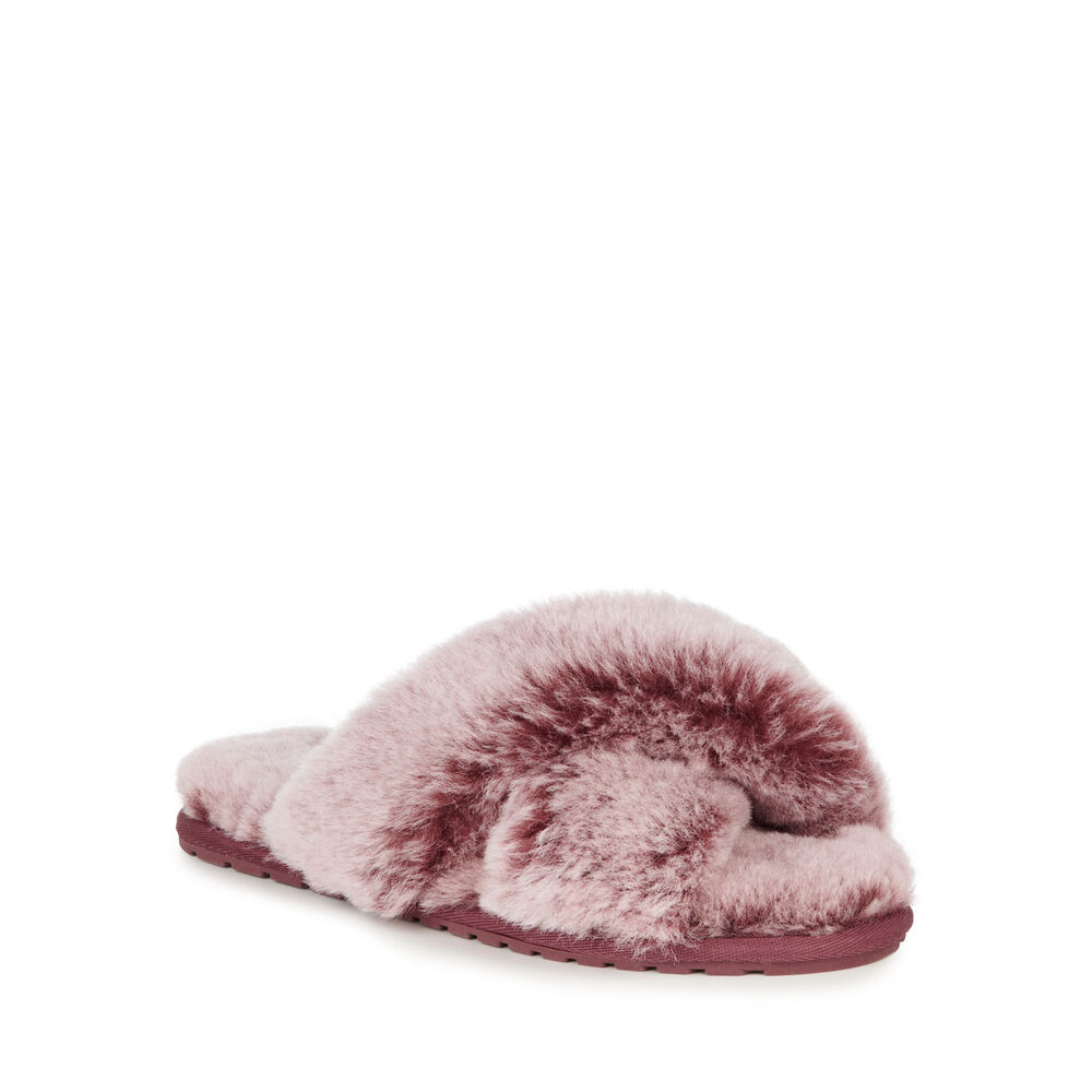 Burgundy Emu Mayberry Frost Women's Slippers Canada 3980-SYMEH