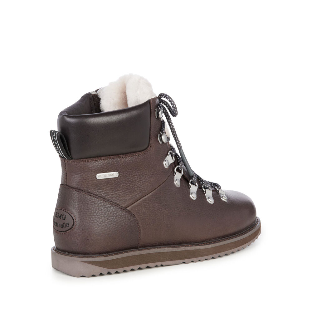 Chocolate Emu Larawag Women's Boots Canada 6748-MFIER