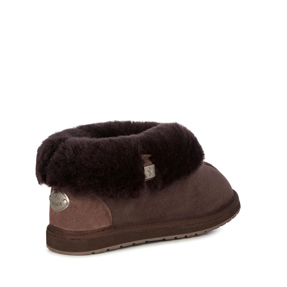 Chocolate Emu Platinum Albany Women's Slippers Canada 3168-OEBRY