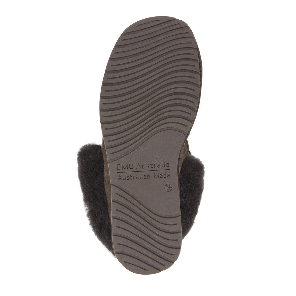 Chocolate Emu Platinum Murray Men's Slippers Canada 4561-FIACO