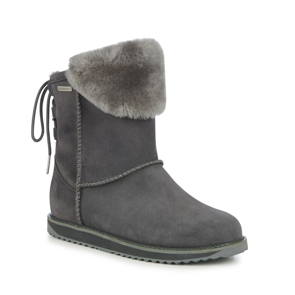 Dark Grey Emu Birdwood Women's Boots Canada 4890-RLTHJ