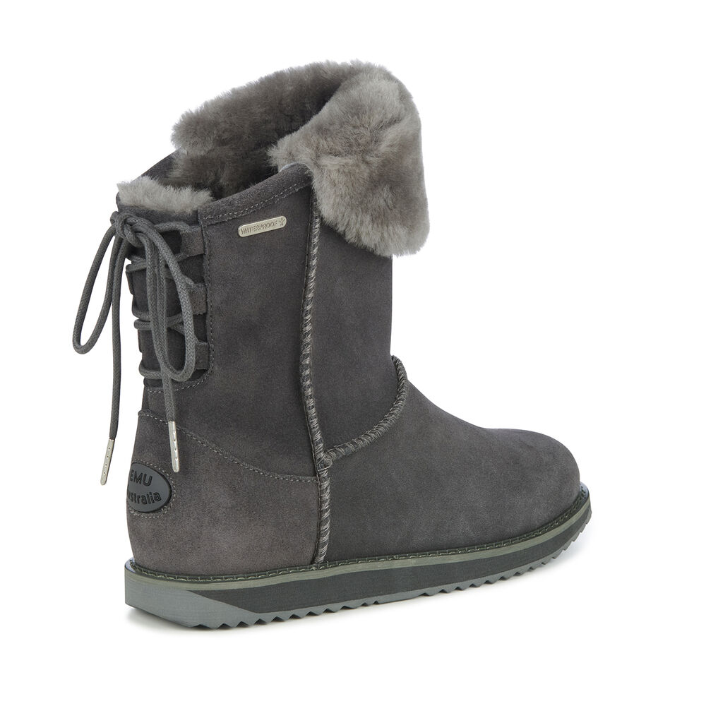 Dark Grey Emu Birdwood Women's Boots Canada 4890-RLTHJ