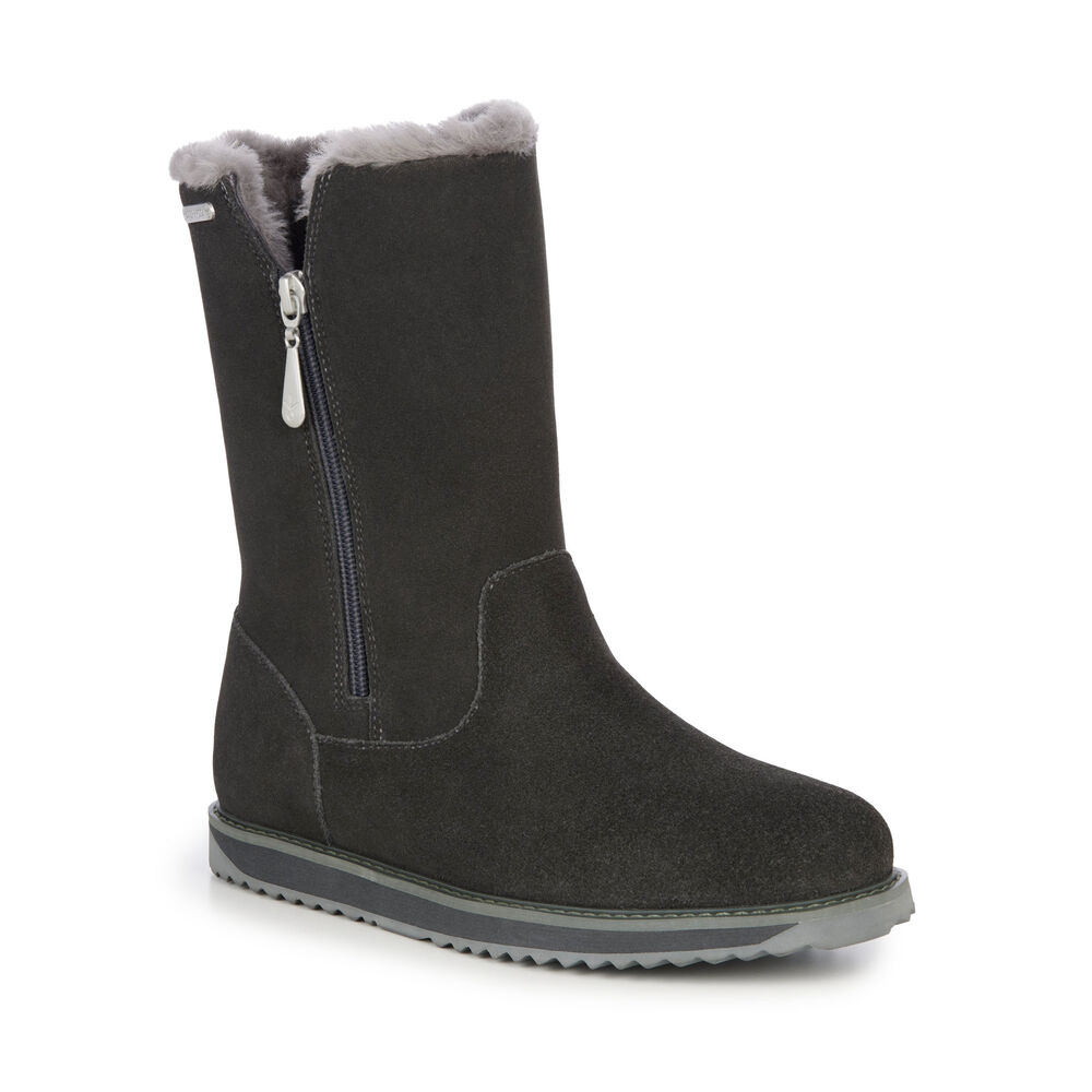 Dark Grey Emu Gravelly Women's Boots Canada 0947-GZEYS