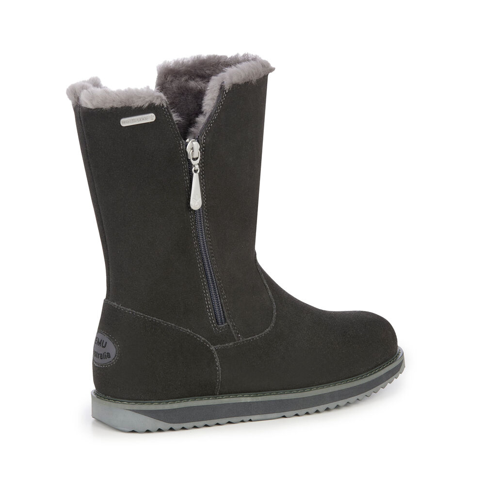 Dark Grey Emu Gravelly Women's Boots Canada 0947-GZEYS