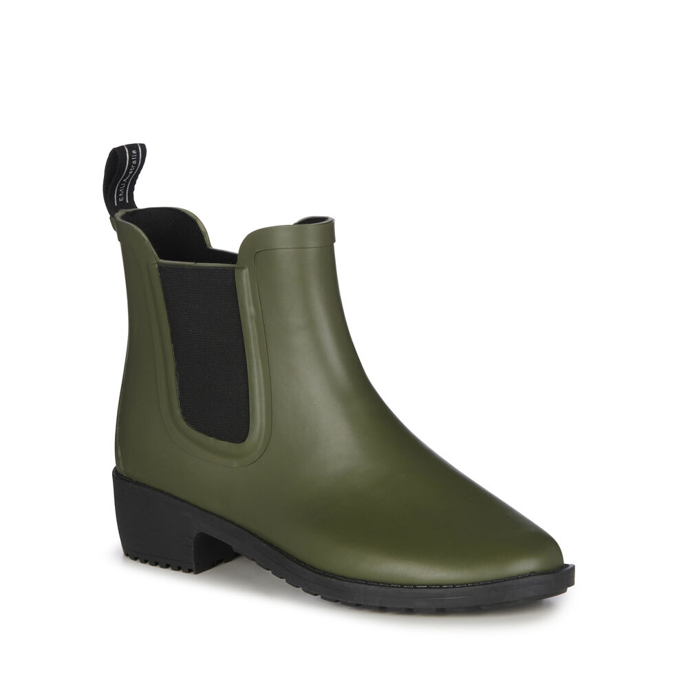 Dark Olive Emu Grayson Women's Rain Boots Canada 4879-MNZGP