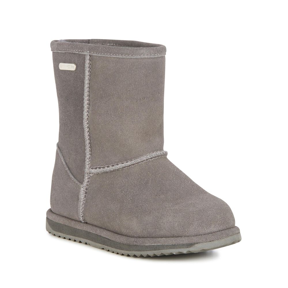 Deep Grey Emu Brumby Lo Kids' Boots Canada 8932-USJNA