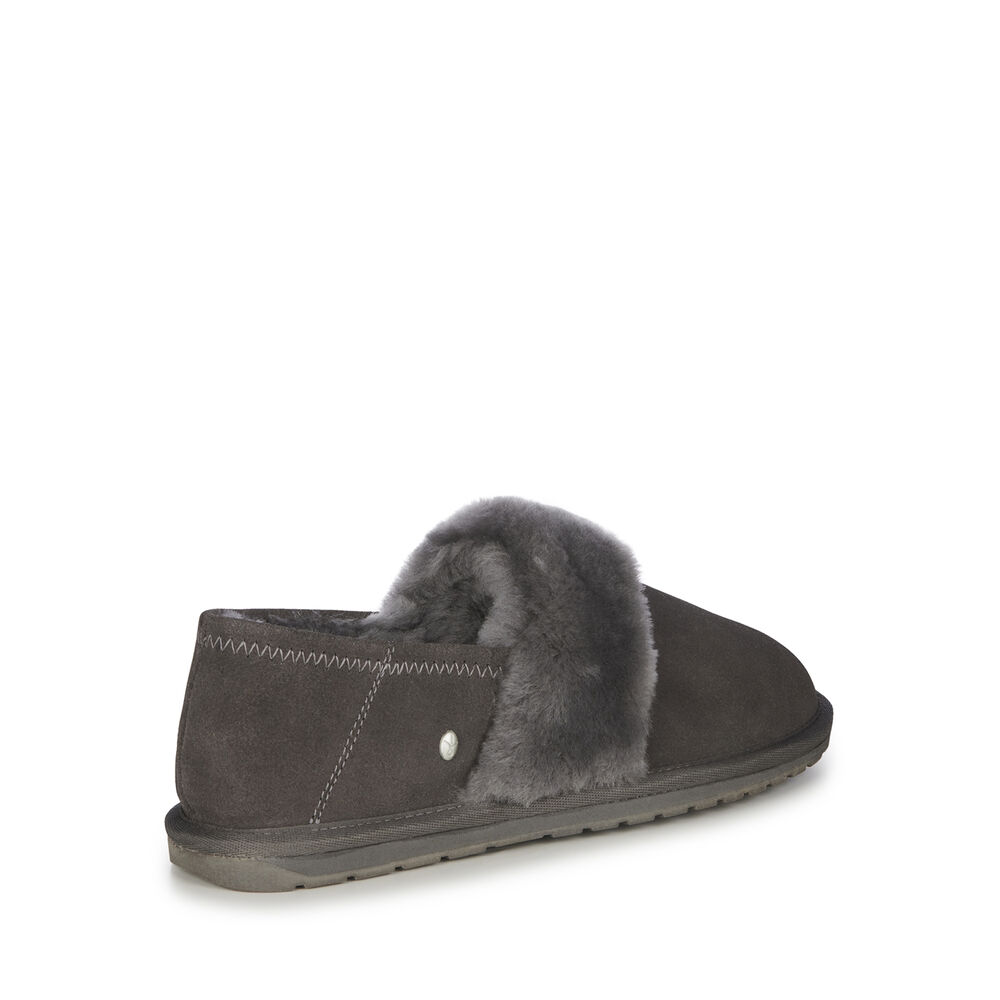 Deep Grey Emu Daydream Women's Slippers Canada 0276-NEGWL