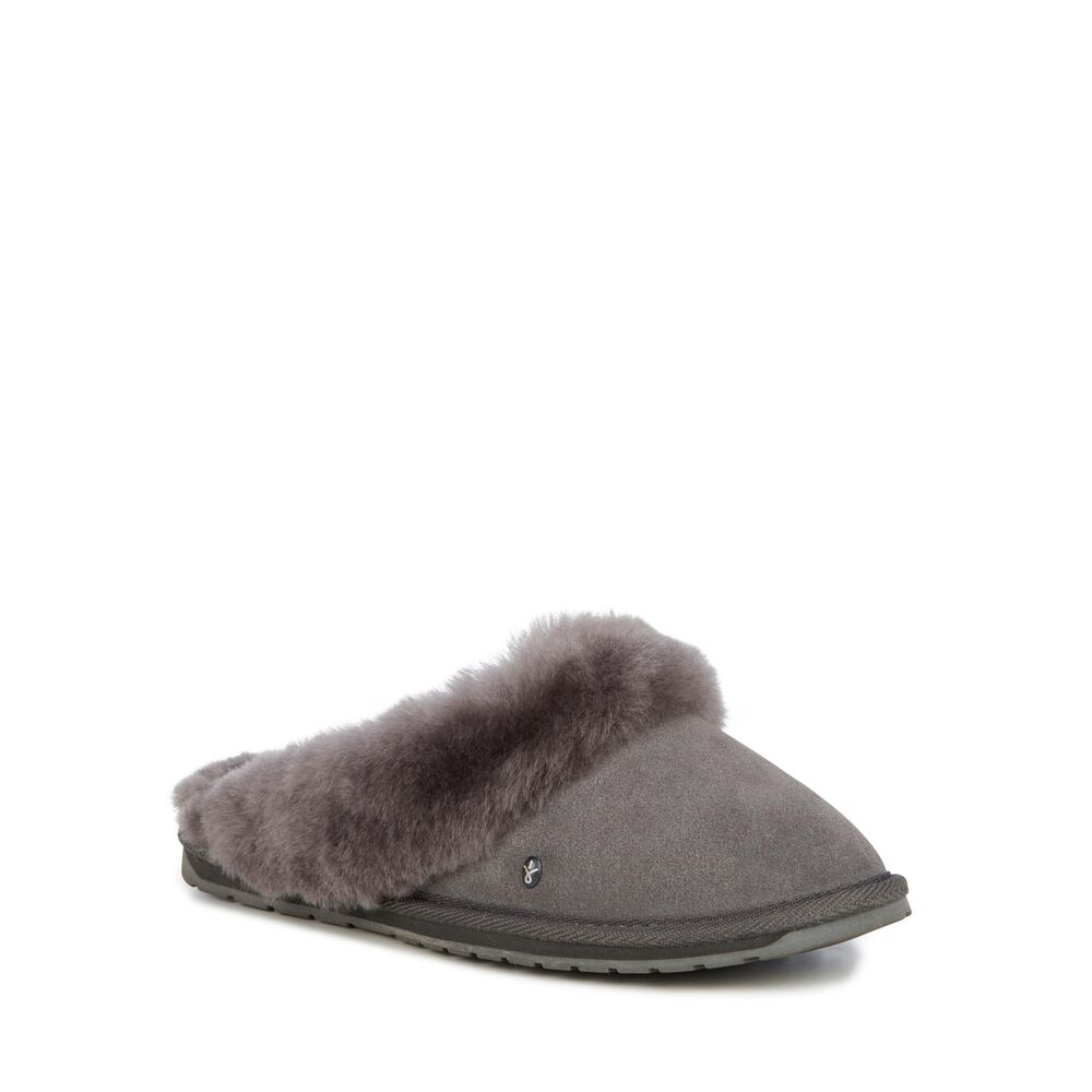 Deep Grey Emu Jolie Women's Slippers Canada 4263-HFBOS