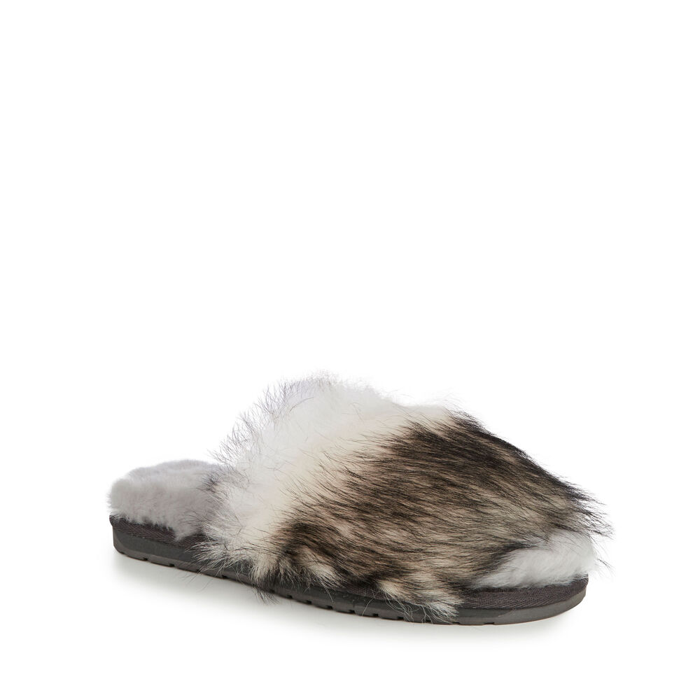 Deep Grey Emu Myna Lava Women's Slippers Canada 1572-DYPAK