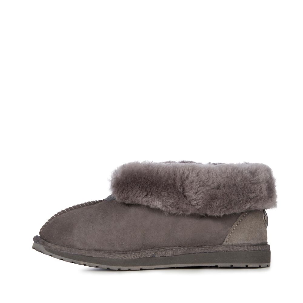 Deep Grey Emu Platinum Albany Women's Slippers Canada 1950-SRMEP