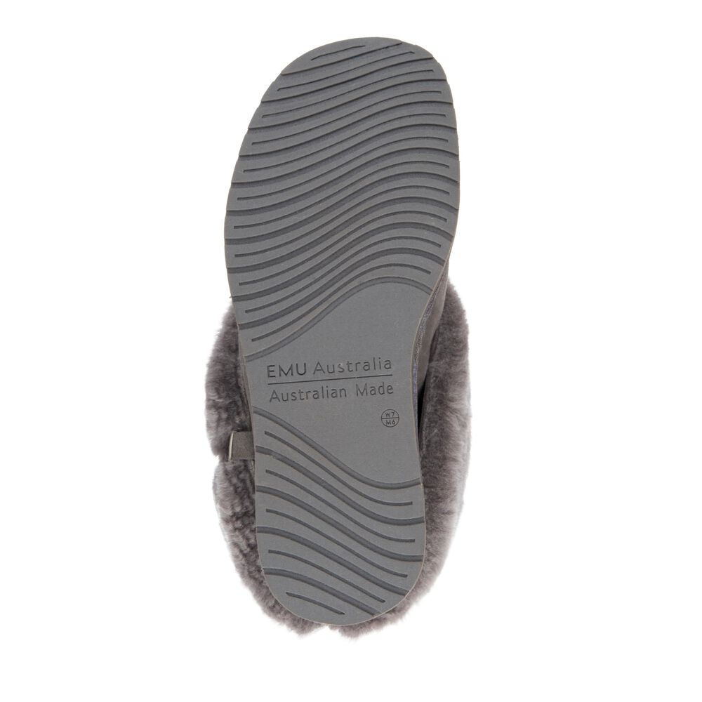 Deep Grey Emu Platinum Albany Women's Slippers Canada 1950-SRMEP