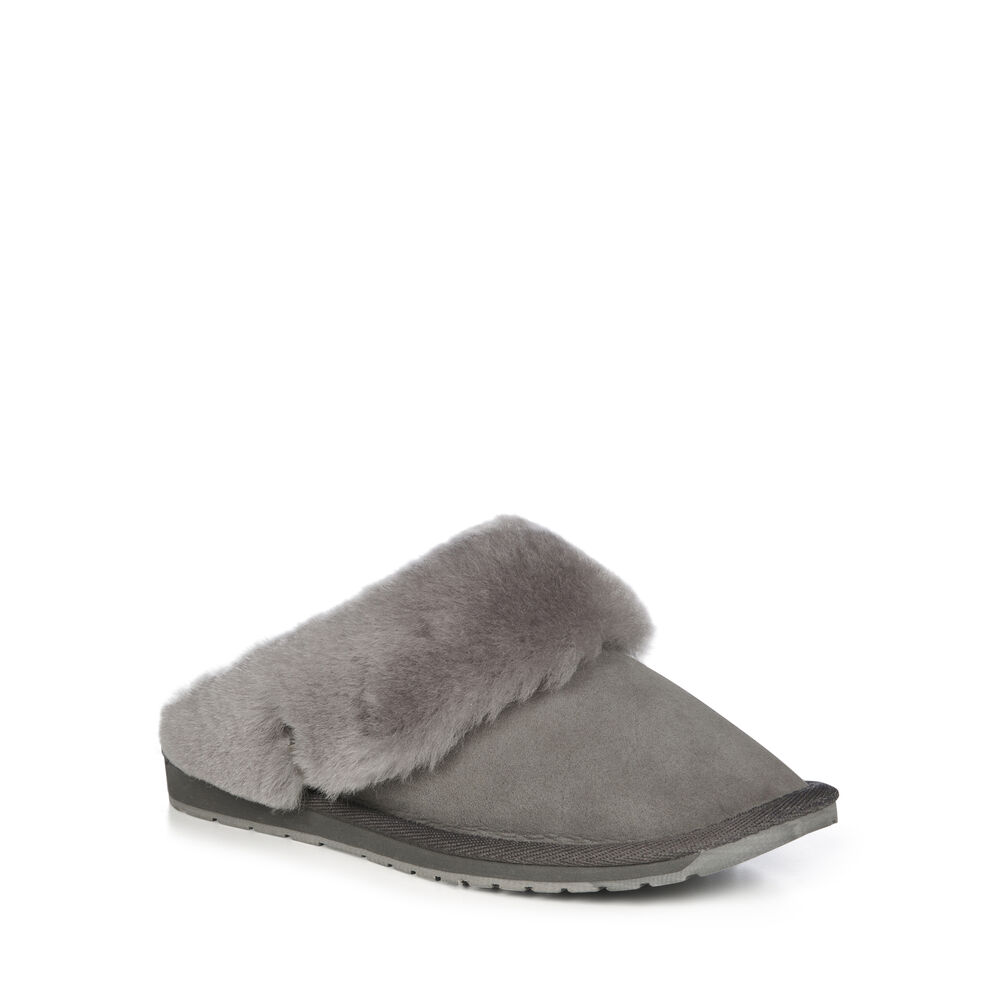 Deep Grey Emu Platinum Eden Women's Slippers Canada 9312-UJOIB