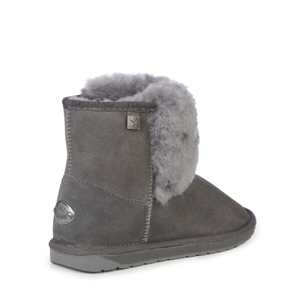 Deep Grey Emu Platinum Lara Mini Women's Boots Canada 1683-NTCVY