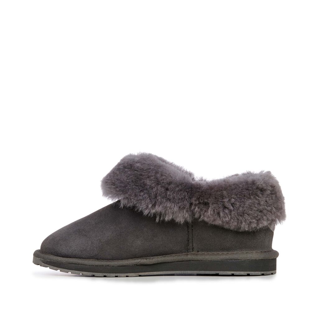 Deep Grey Emu Platinum Mintaro Women's Slippers Canada 0568-DQFWX