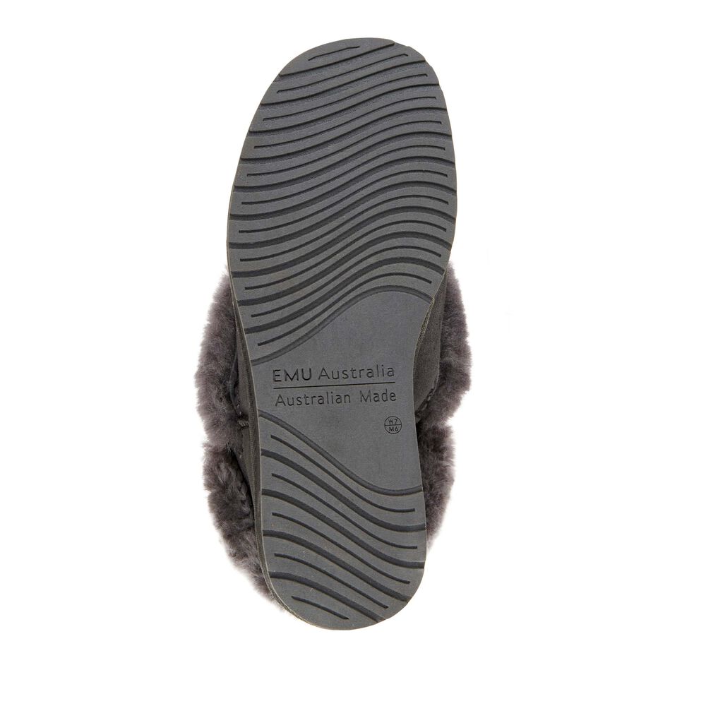 Deep Grey Emu Platinum Mintaro Women's Slippers Canada 0568-DQFWX