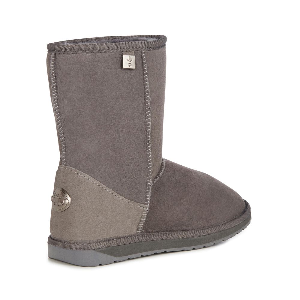 Deep Grey Emu Platinum Stinger Lo Women's Boots Canada 1734-ICYAG