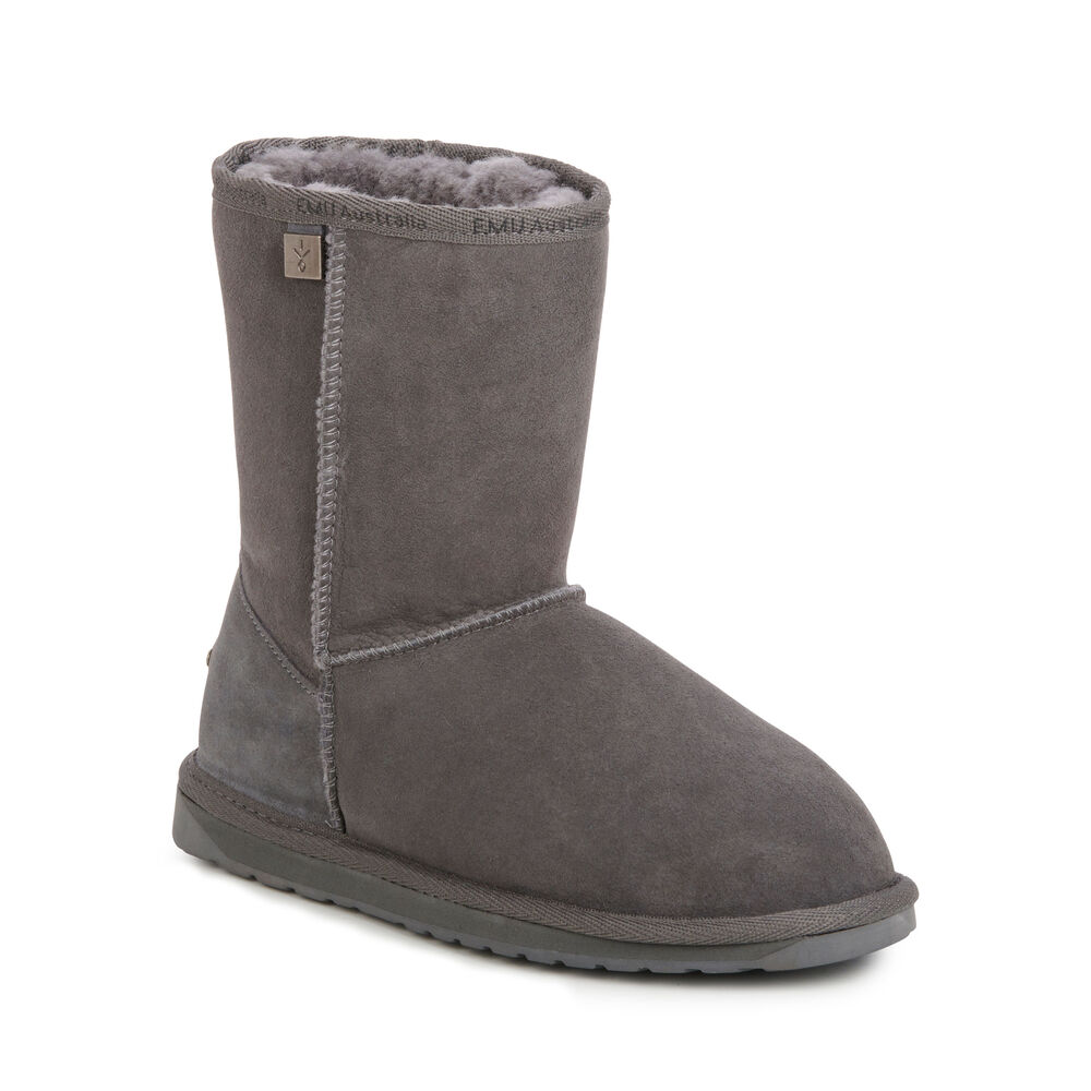 Deep Grey Emu Platinum Stinger Slim Lo Women's Boots Canada 3704-HSKFP