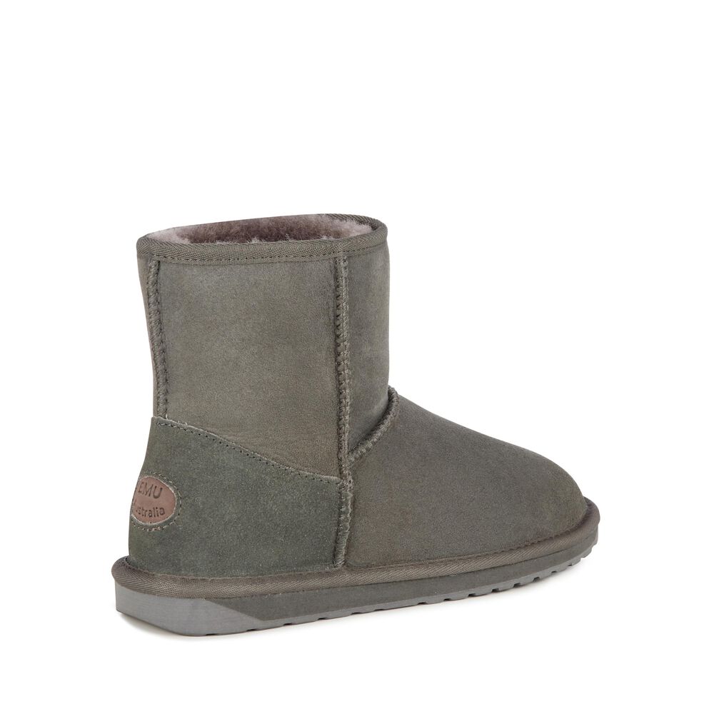 Deep Grey Emu Stinger Mini Women's Boots Canada 5207-UFMZV