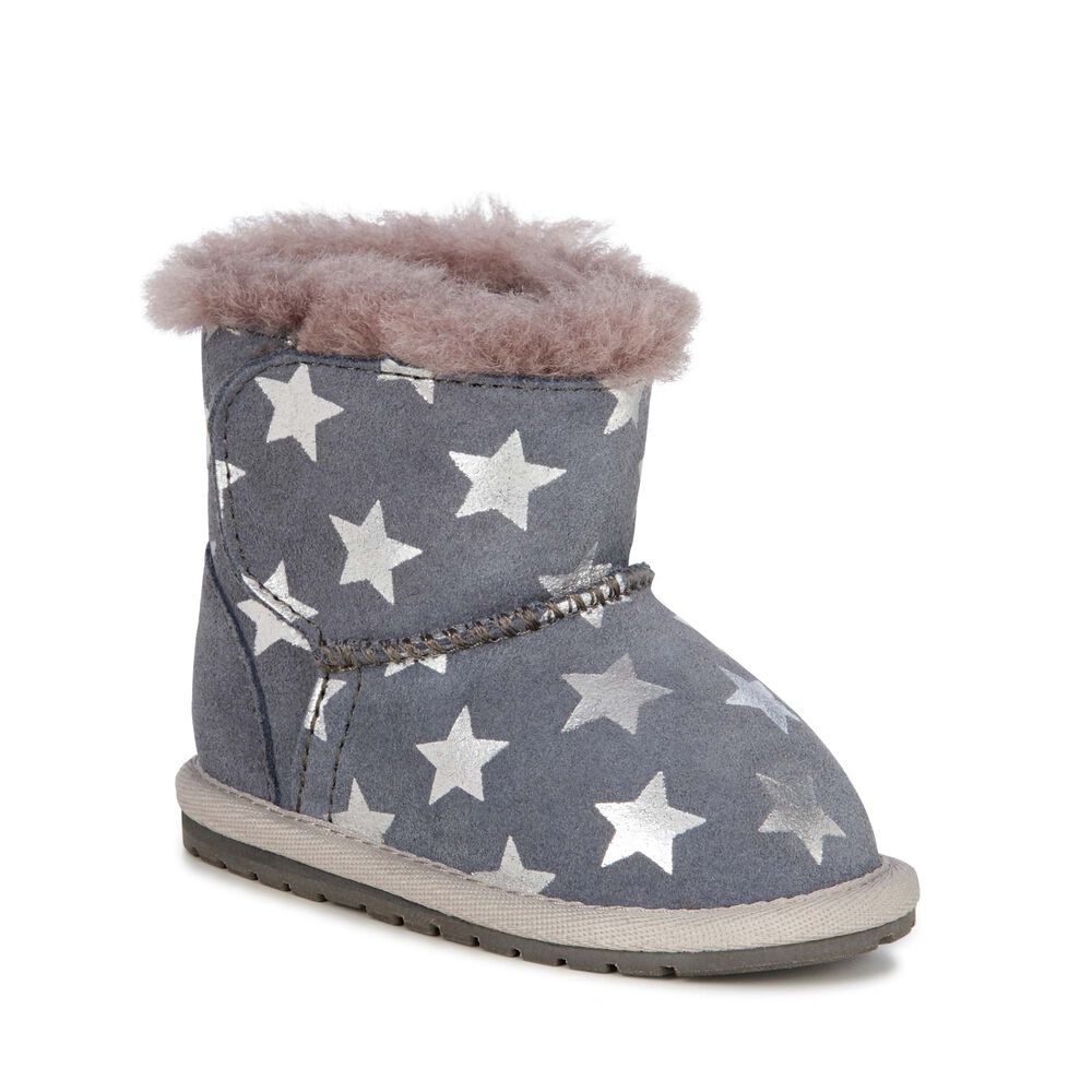 Deep Grey Emu Toddle Starry Night Babies Kids' Boots Canada 9380-OUZKI