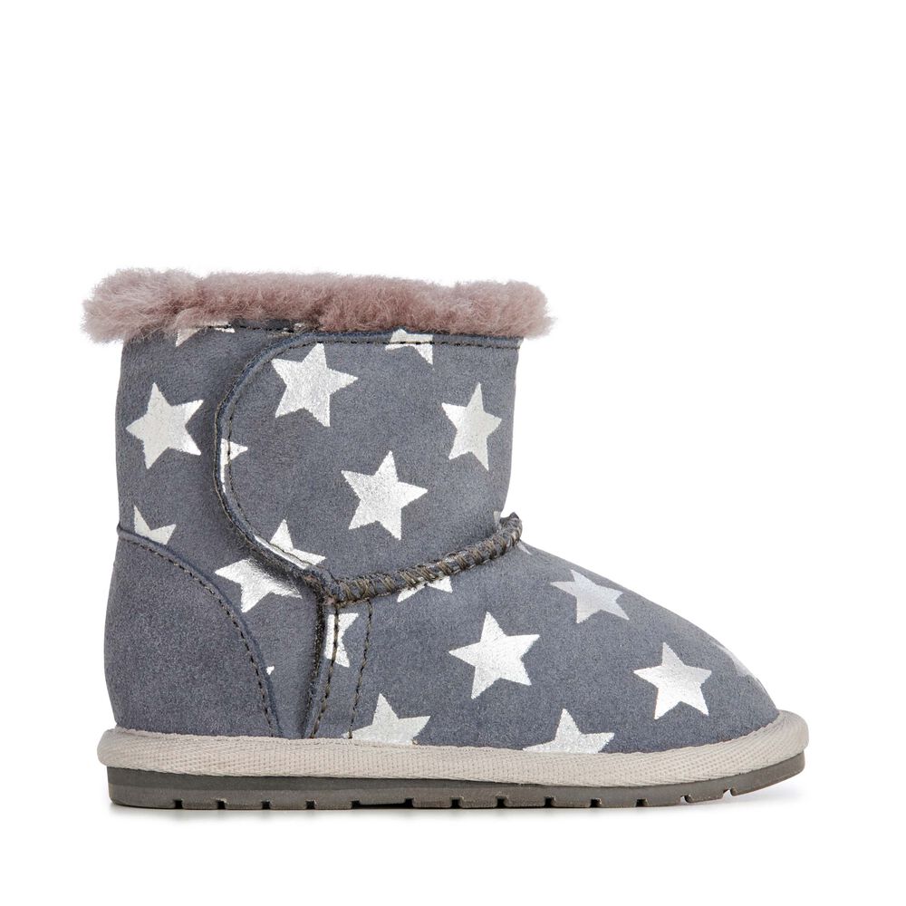 Deep Grey Emu Toddle Starry Night Babies Kids\' Boots Canada 9380-OUZKI