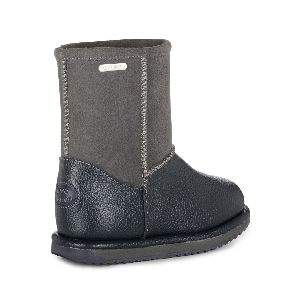 Deep Grey Emu Trigg Kids' Boots Canada 4936-NPELS