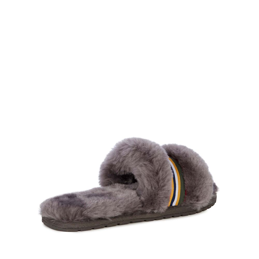 Deep Grey Emu Wrenlette Women's Slippers Canada 7541-YMEZF