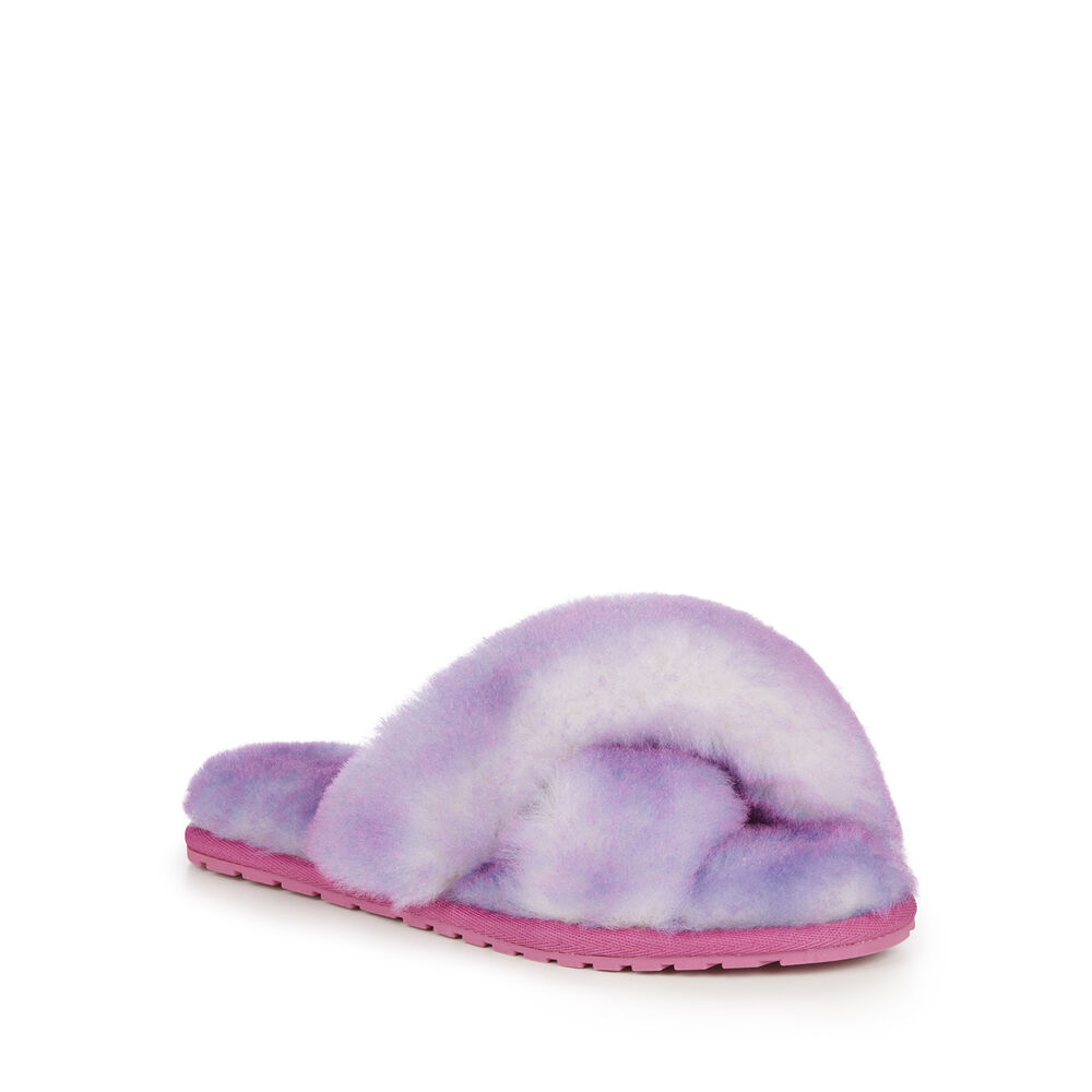 Deep Pink Emu Mayberry Tinge Teens Kids' Slippers Canada 3429-BXYEM